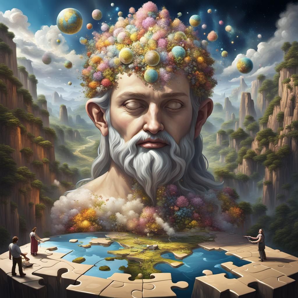 A Divine Being Creates the World Puzzle