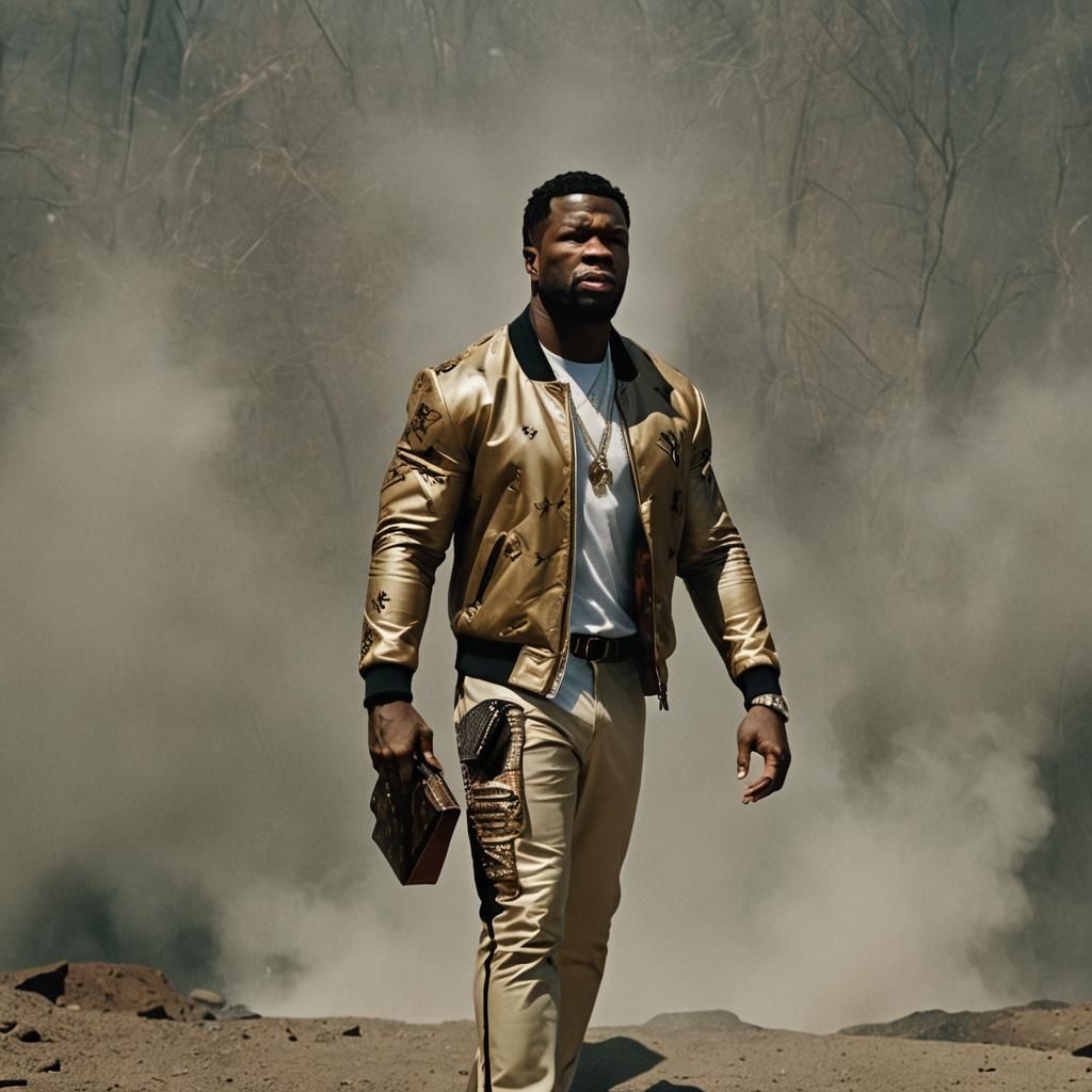 Cinematic Film Still: Man in Louis Vuitton