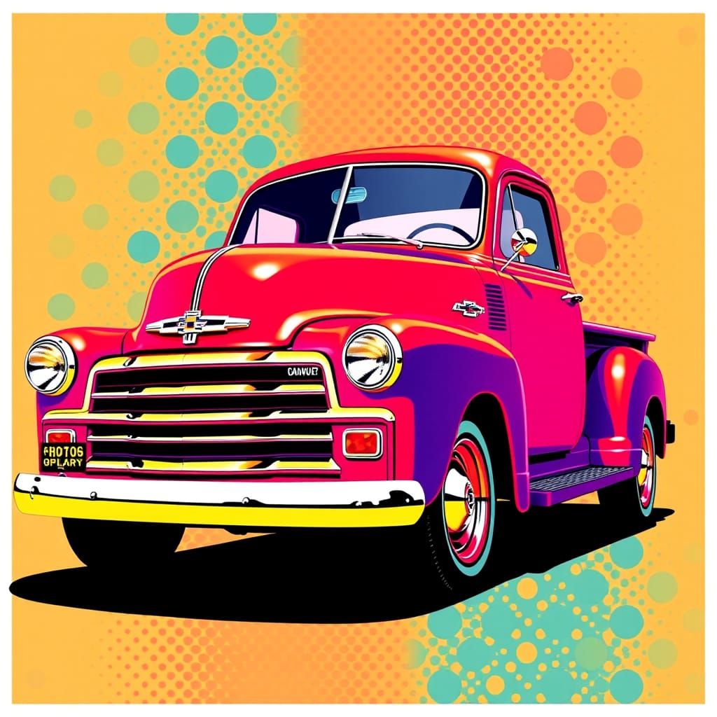 Pop Art Chevy Truck