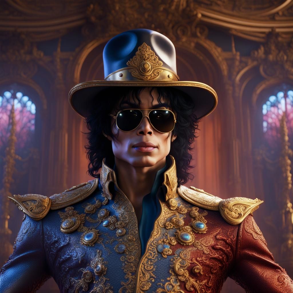 Michael Jackson Detailed Matte Painting