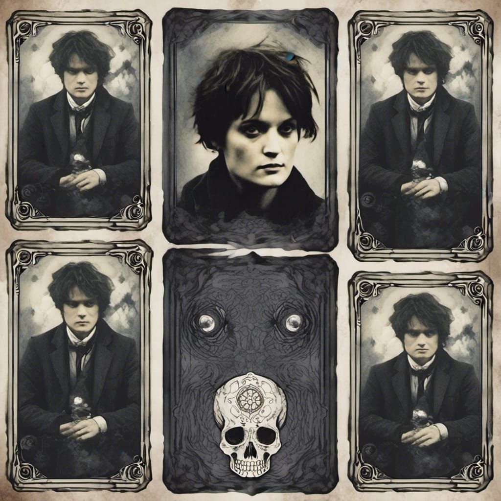 Ghost Enthusiast with Tarot Cards and Spirit Box