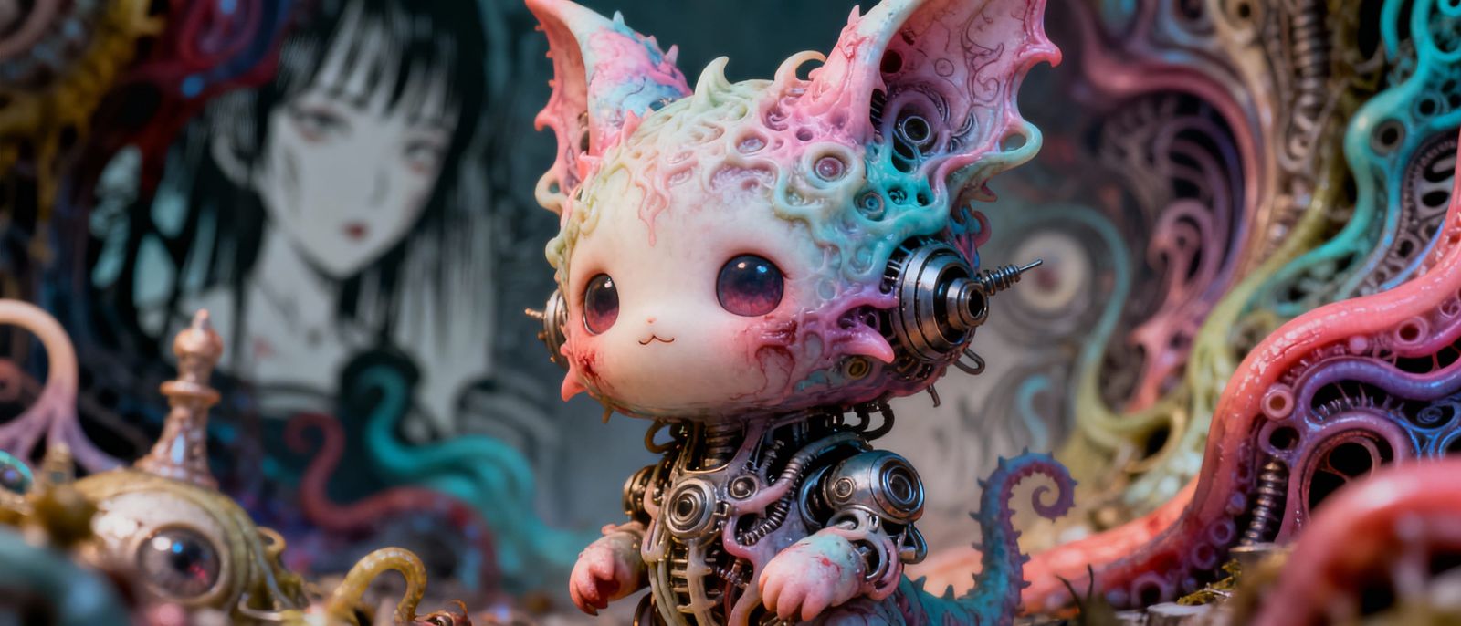 Cute Horror Character in Detailed 8K Photograph