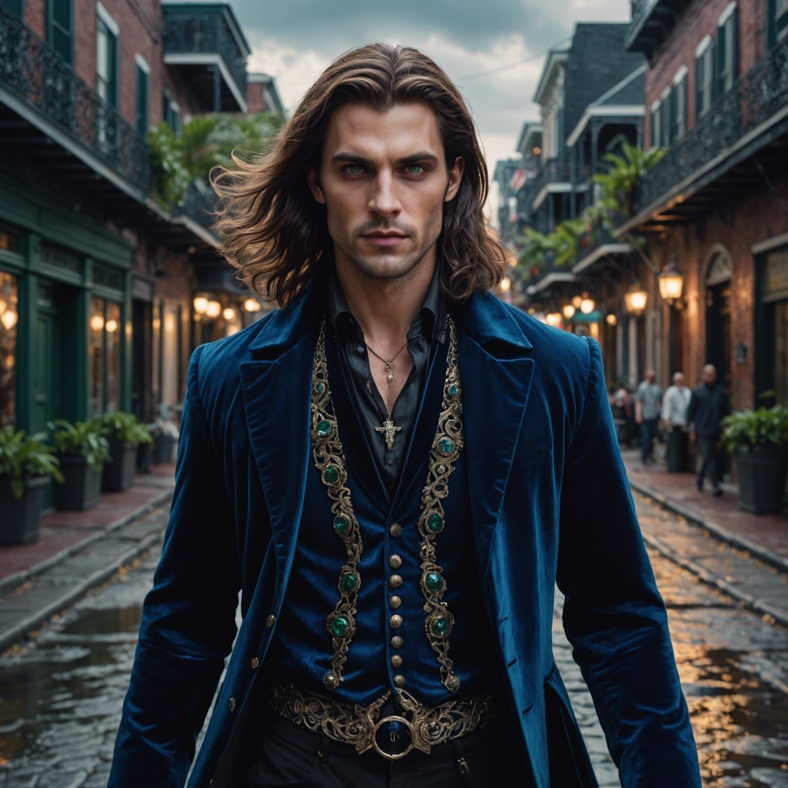 Vampire in New Orleans: Fantasy Concept Art