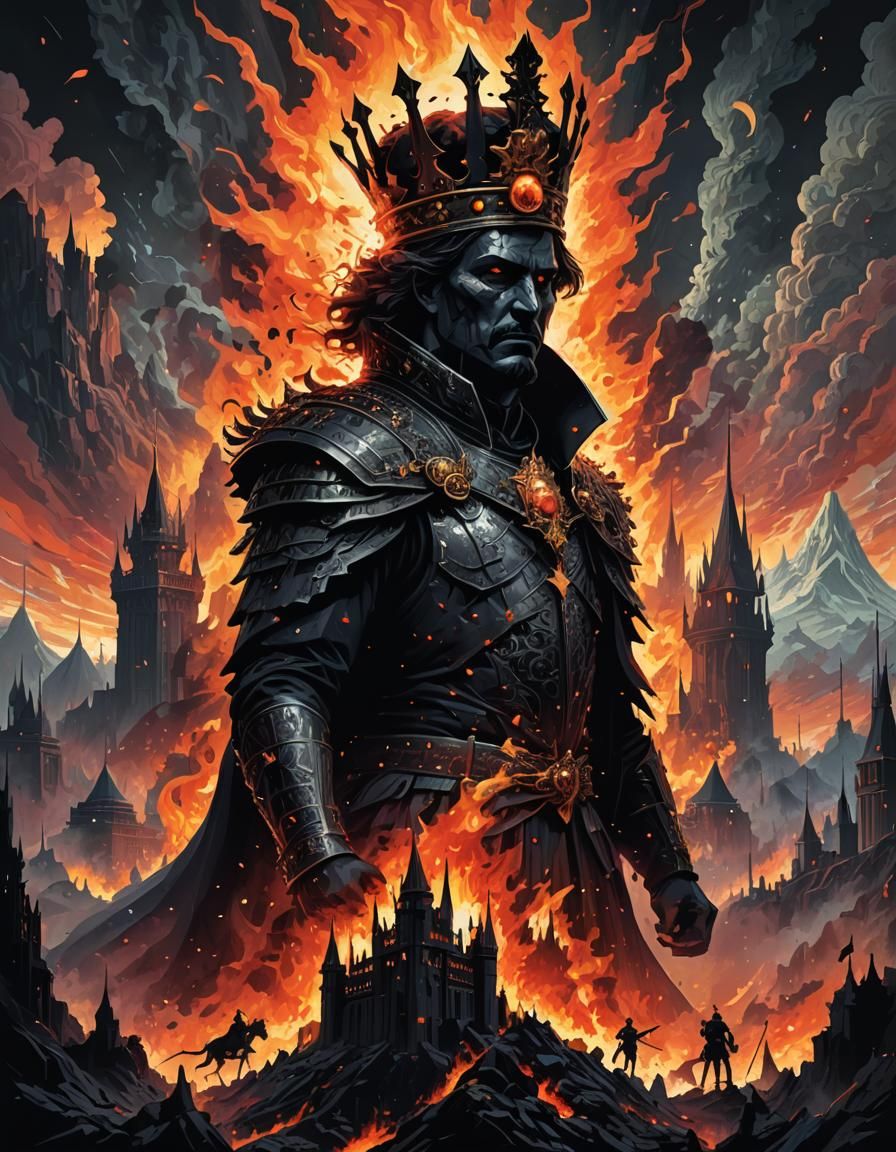 Dark King in Apocalyptic Chaos