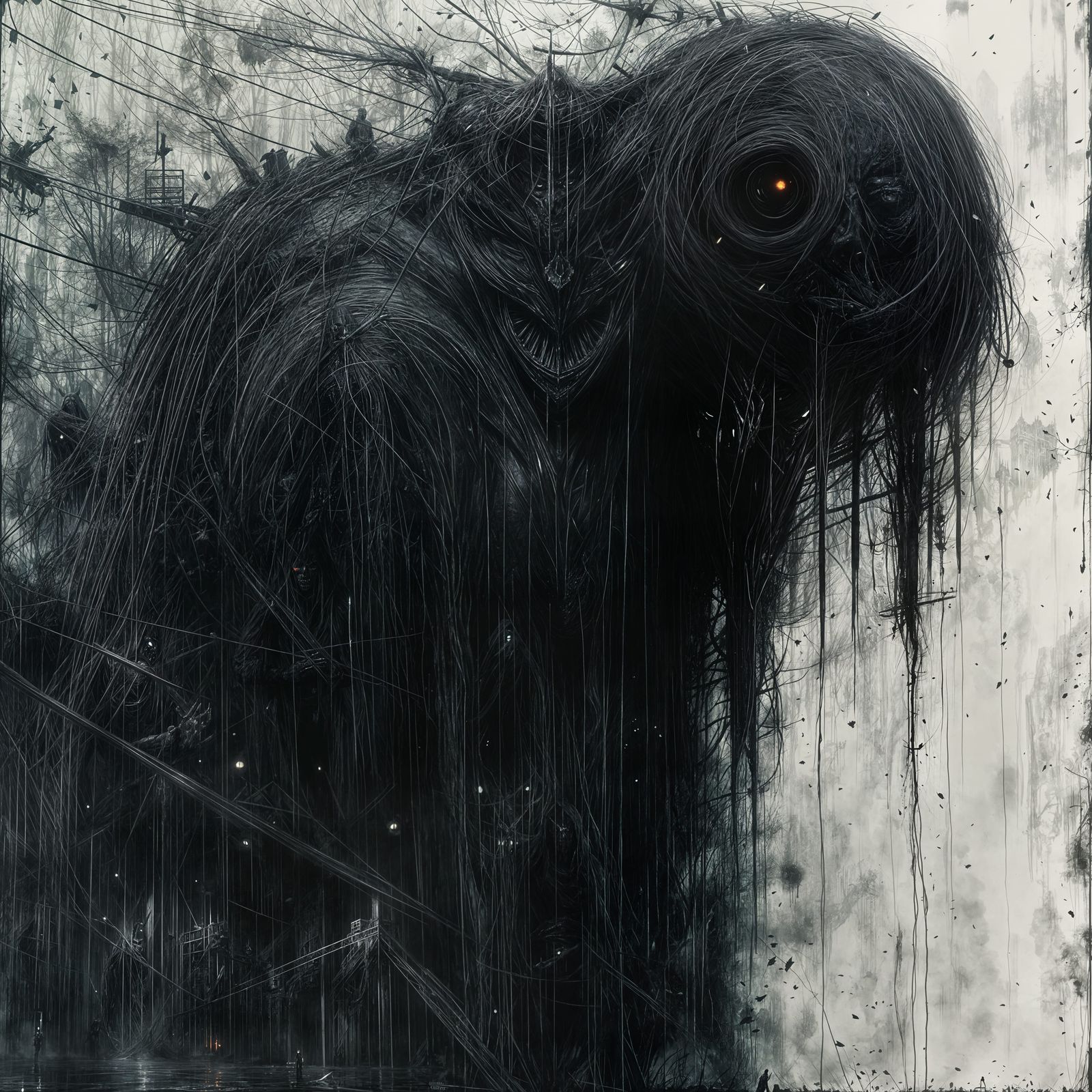 Sinister Black Metal Album Cover Art