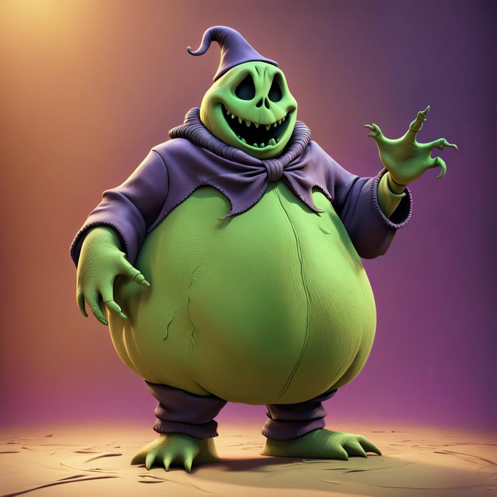Oogie Boogie Reimagined as 3D Digital Art