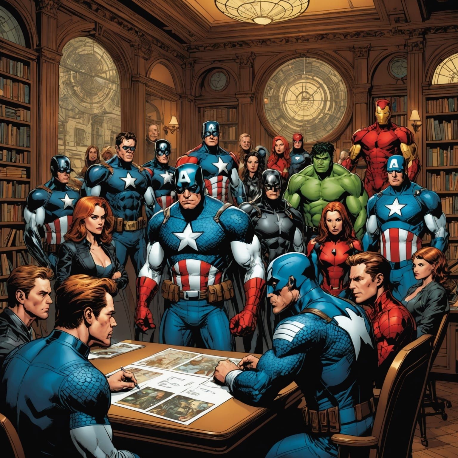 Marvel Heroes Learn Math: Comic Book Art