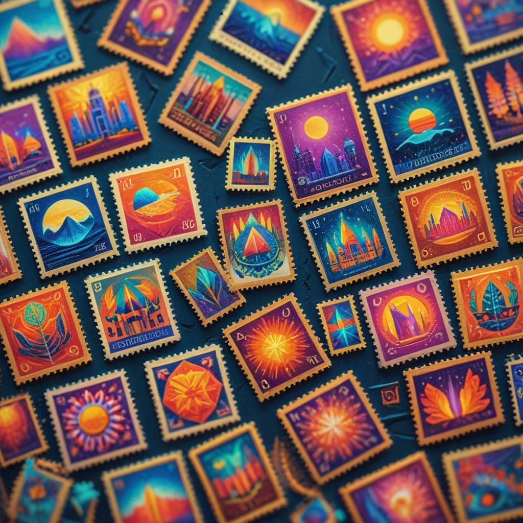 Art Stamps: A Vibrant Digital Art Celebration