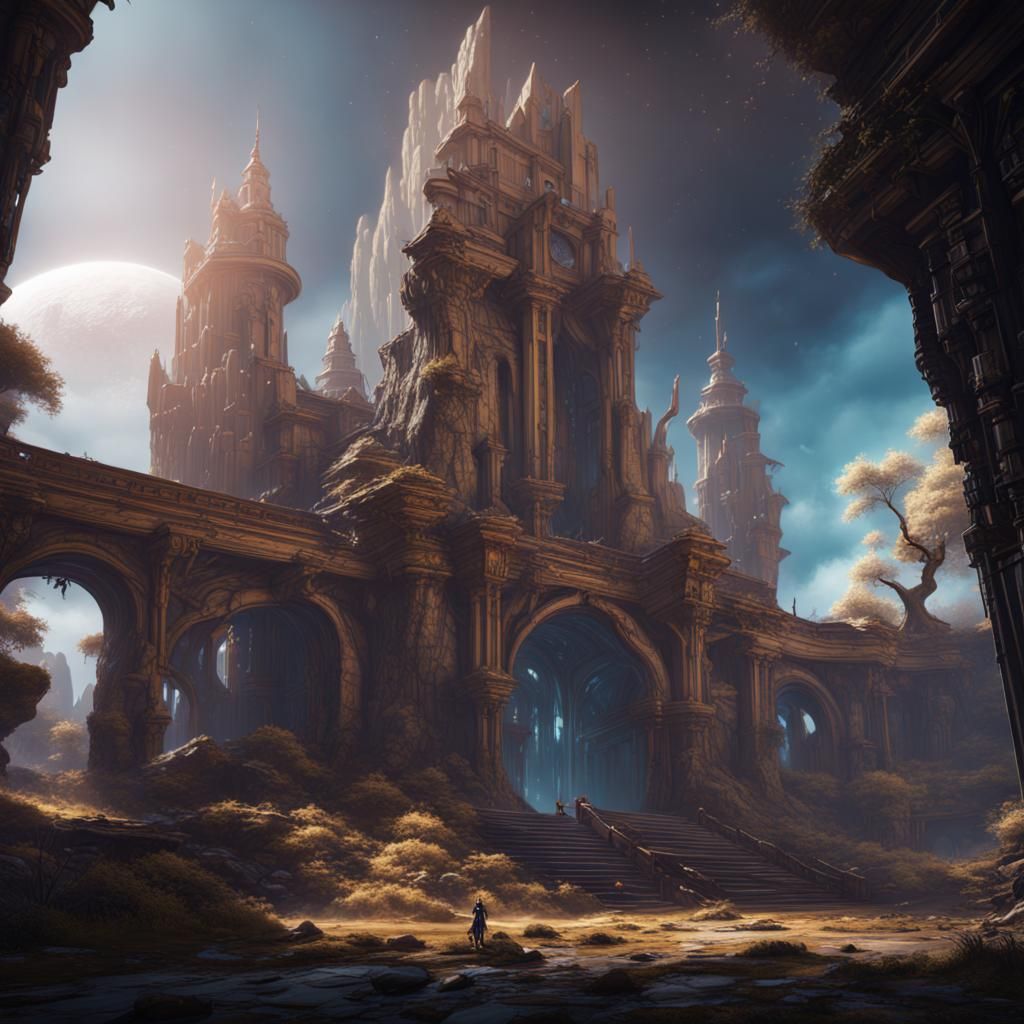 Fantastical Destiny Concept Art in Deep Color