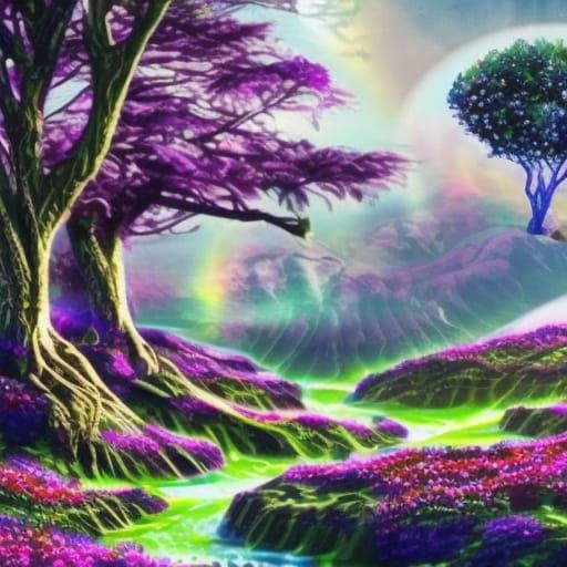 Life-giving tree mother Gaia& Beautiful background& Wiccan vibes& ethereal vibes& Beautiful nature vibes& Gaia vibes