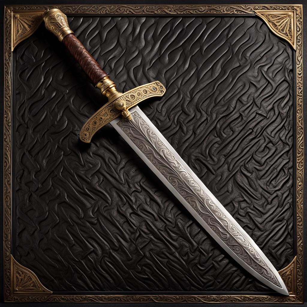 Mastercraft Medieval Longsword with Damascus Steel Blade