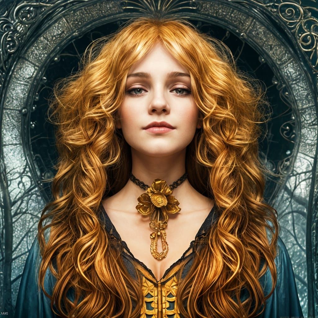 Goldilocks and the Three Bears: Gothic Fairytale Portrait