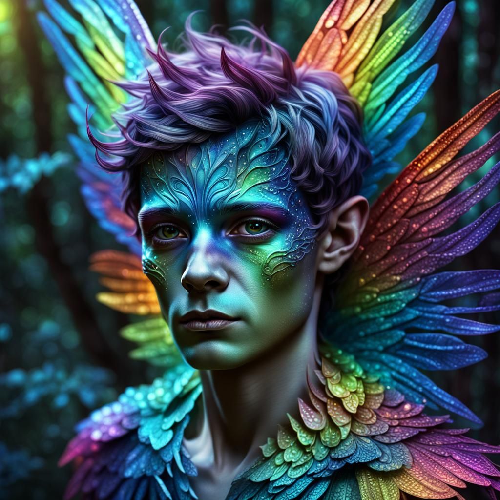 Rainbow Alien Fairy