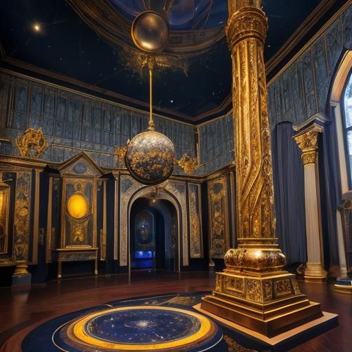 Telescopes at Galileo Museum: Surrealist Hyper-Realism