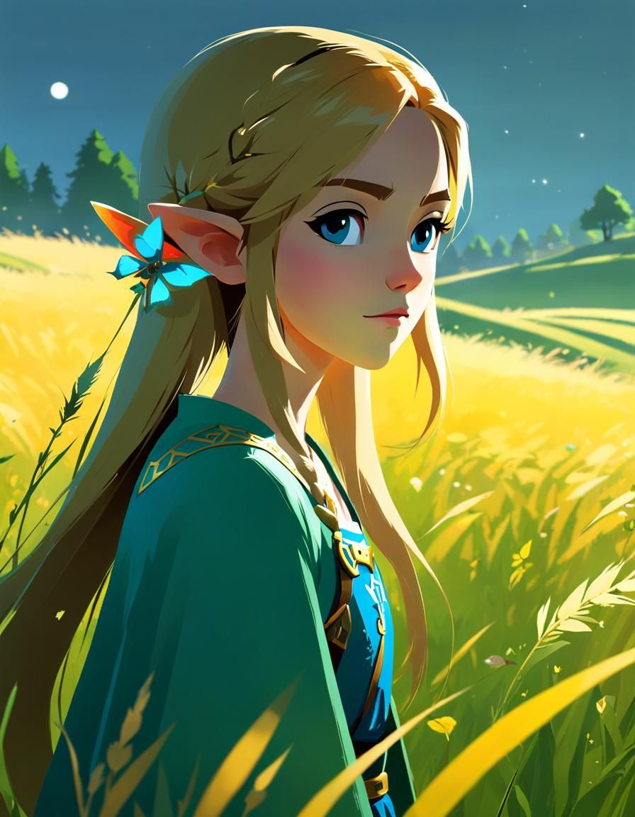 Zelda Portrait in Pascal Campion Style