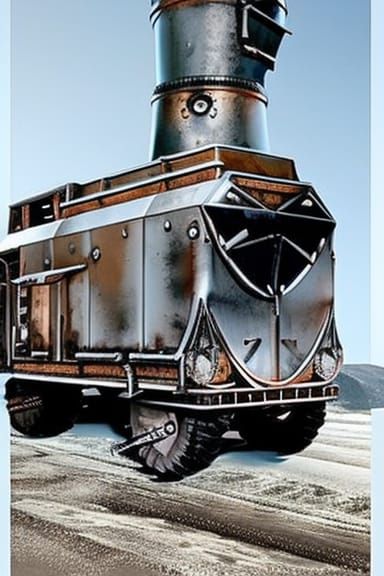 Detailed Post-Apocalyptic Scene