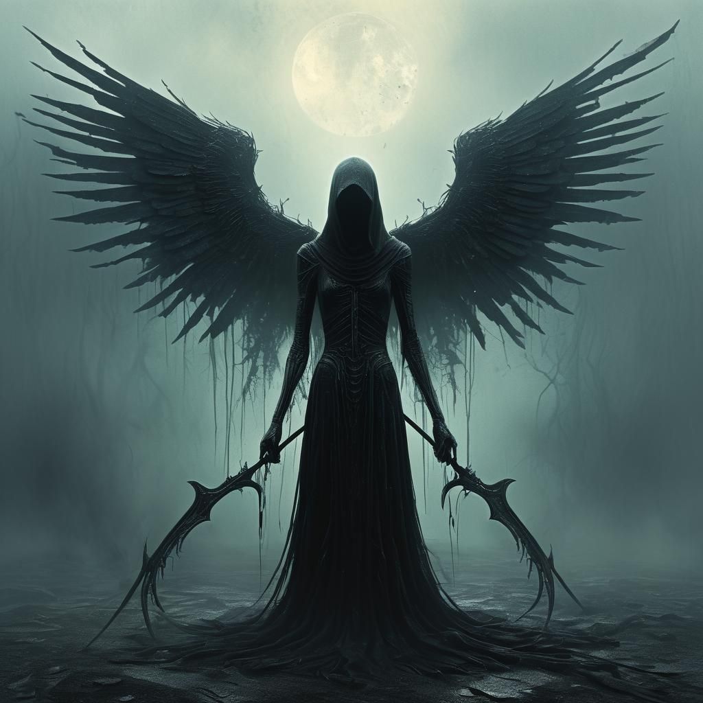 Ethereal Reaper: Dark Surrealism and Fantasy Art