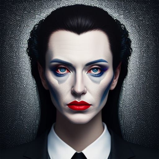 Surrealistic Portrait for Squares, Detailed