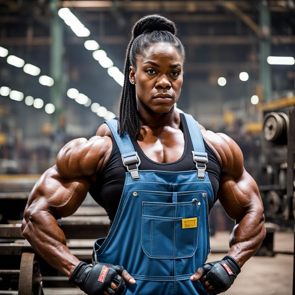 Jamaican Steelworker with Bodybuilder Physique