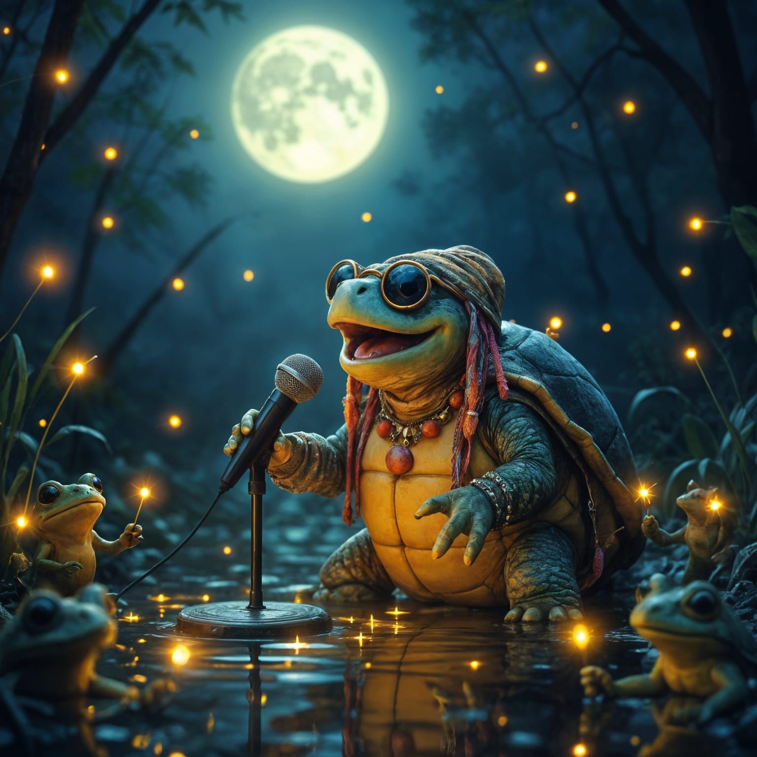 🎵 Jeremiah Was A Bull Frog 🎶