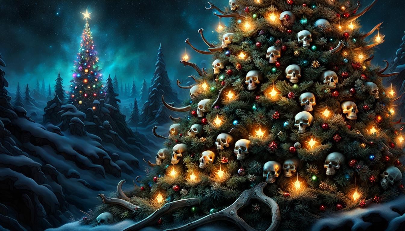 Christmas Tree on Skull Island