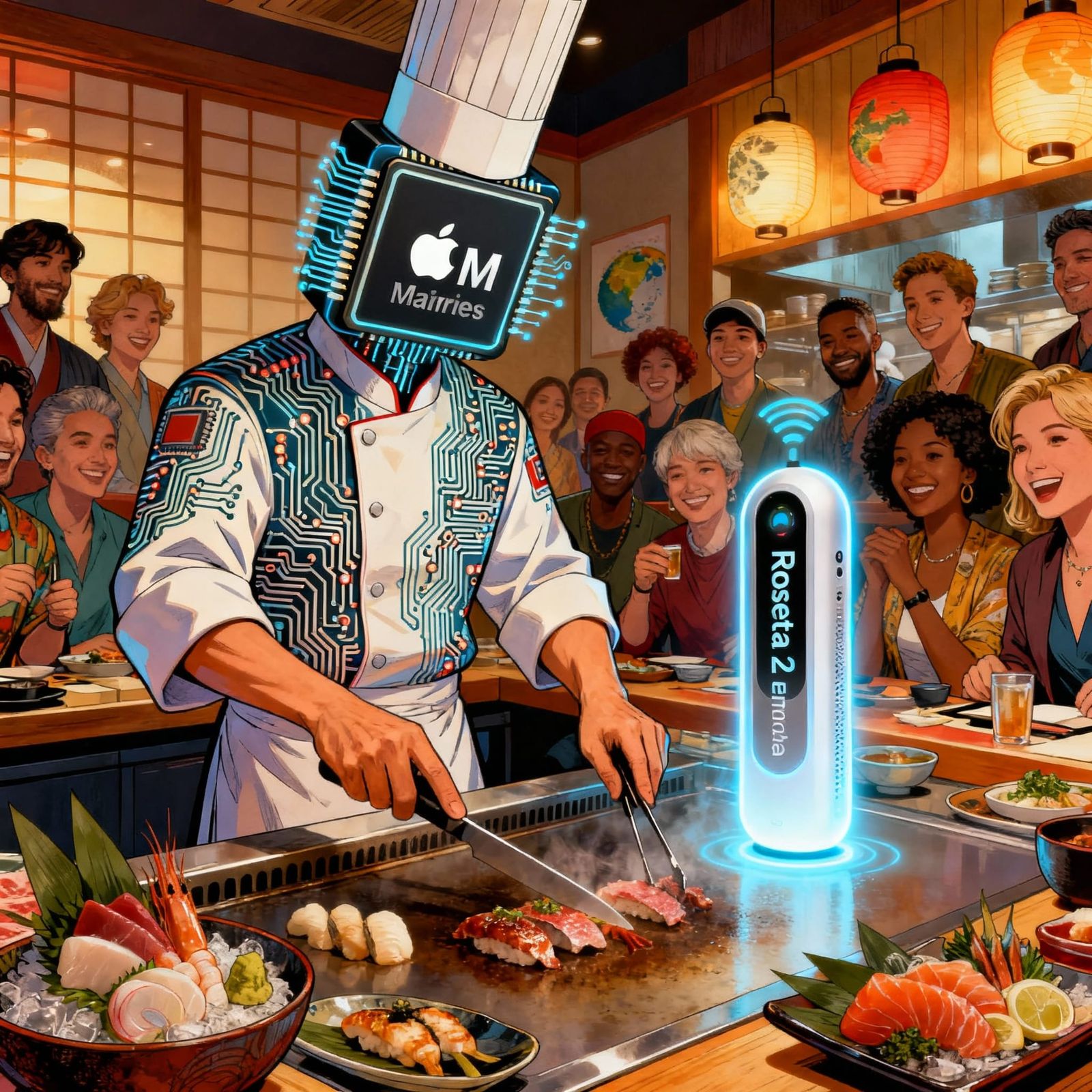 M Series Chip Chef at Teppanyaki Restaurant