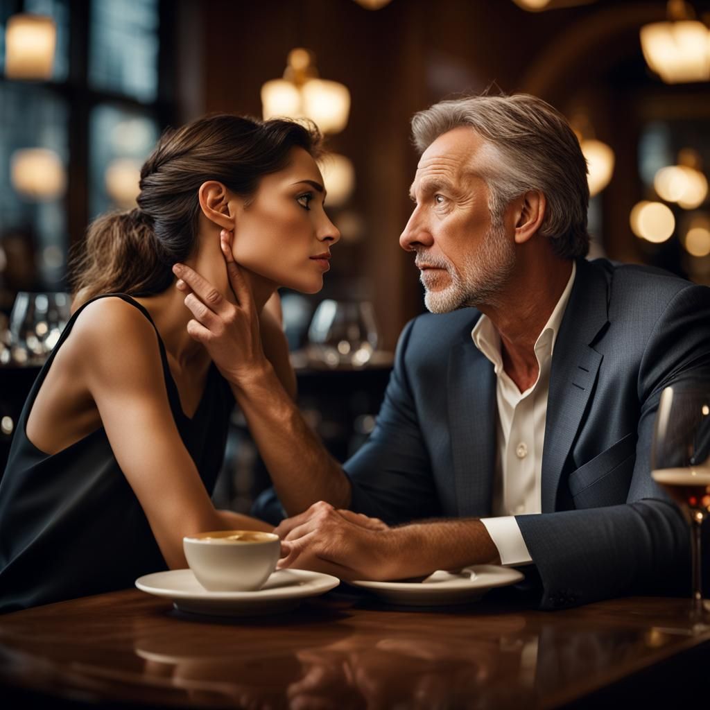woman and man