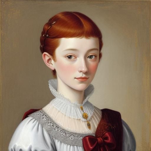 Young Catherine de Medici in Renaissance Rome