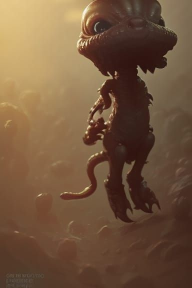 Funny Miniature Eldritch Monster on ArtStation