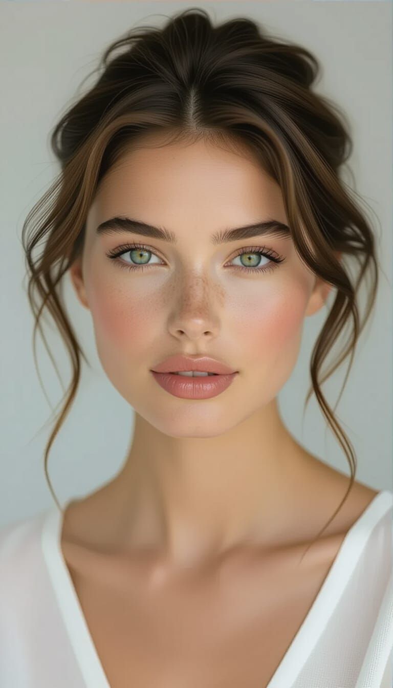 Hyperrealistic Portrait of a Young Woman