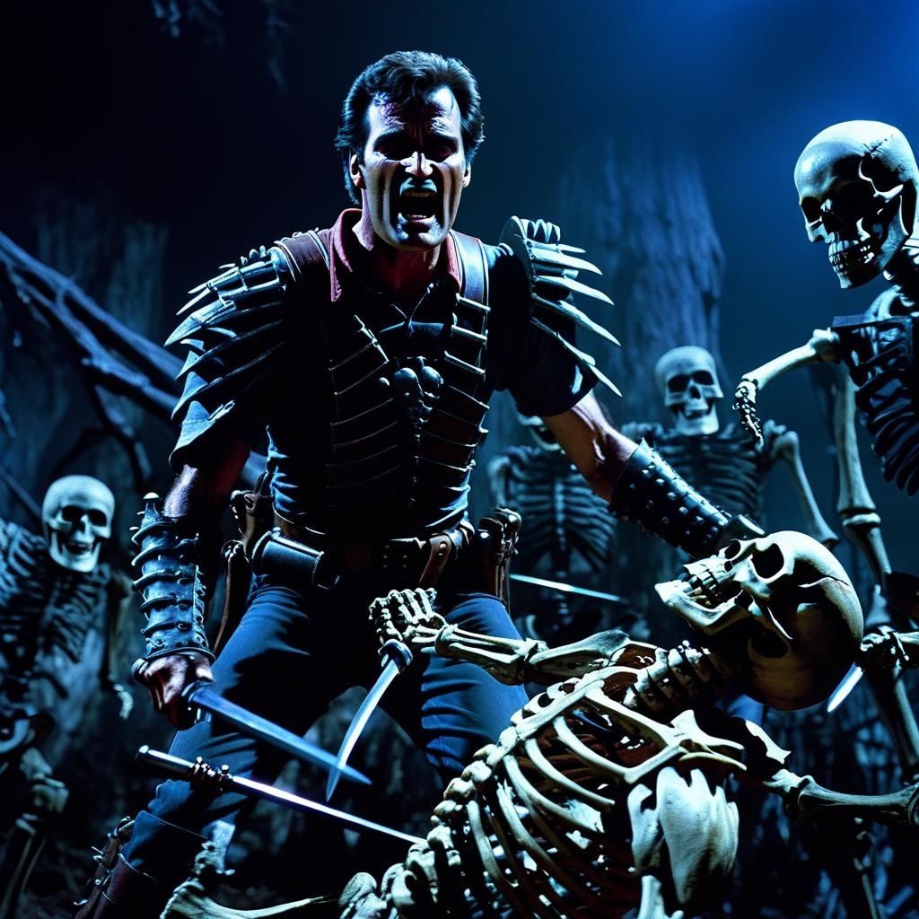 Ash Williams vs Skeletons: Cinematic Army of Darkness