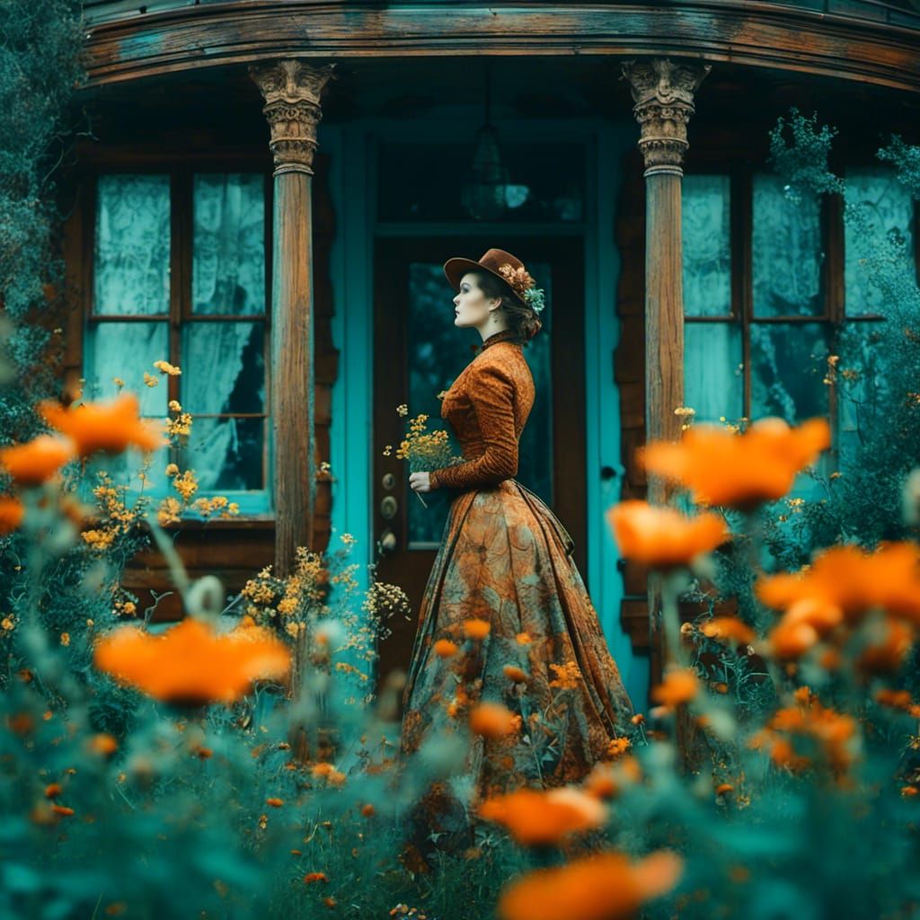 Victorian Double Exposure Photograph in Ultra HD