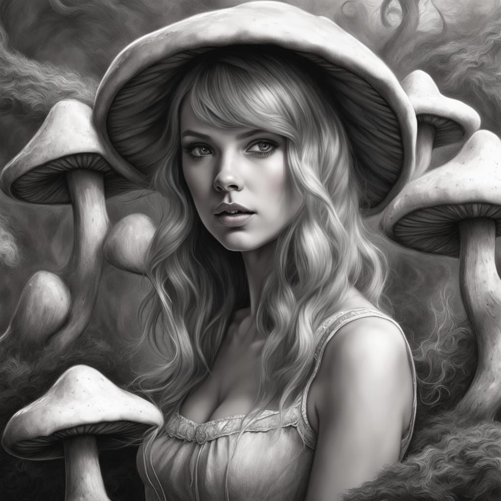 Taylor Swift as Enchanting Alice in Wonderland