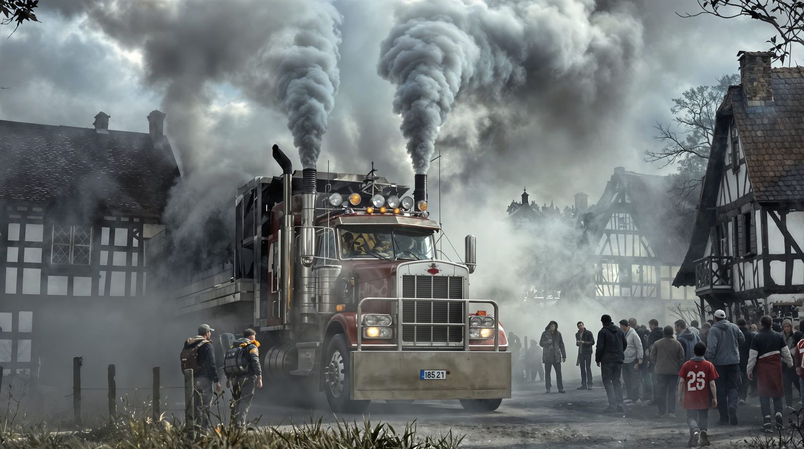 A Medieval Village Confronts a Polluting Truck