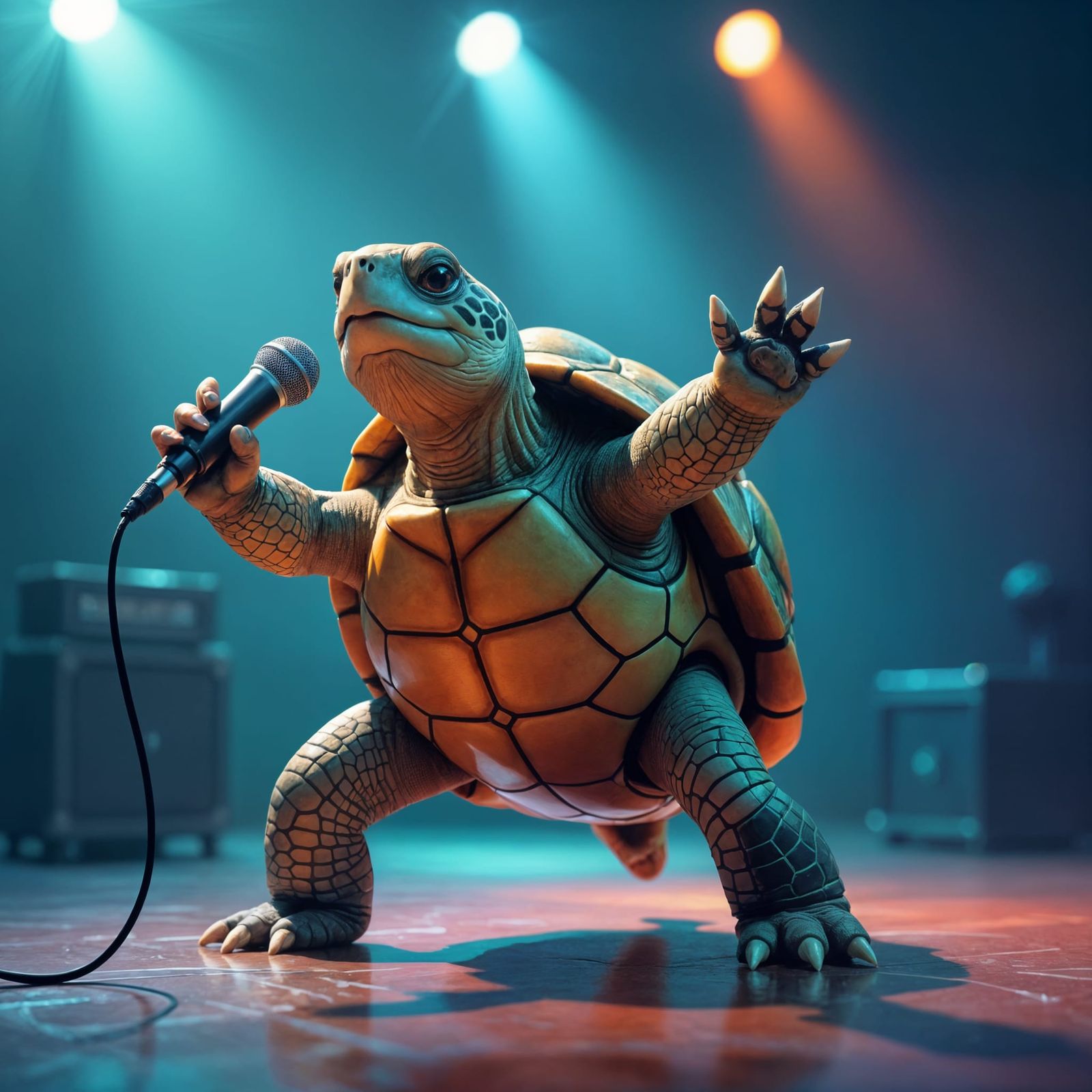 Rapping turtle