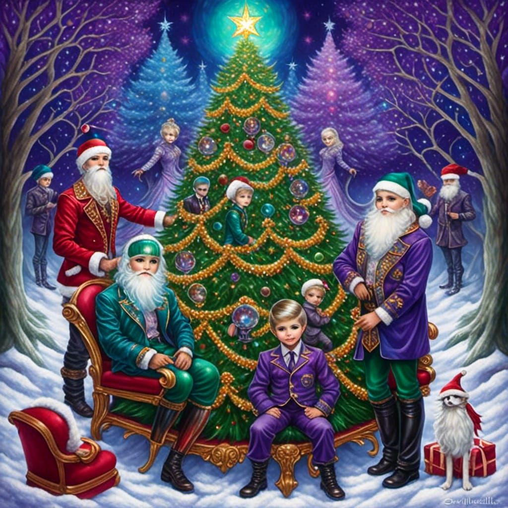 A weird AI Christmas