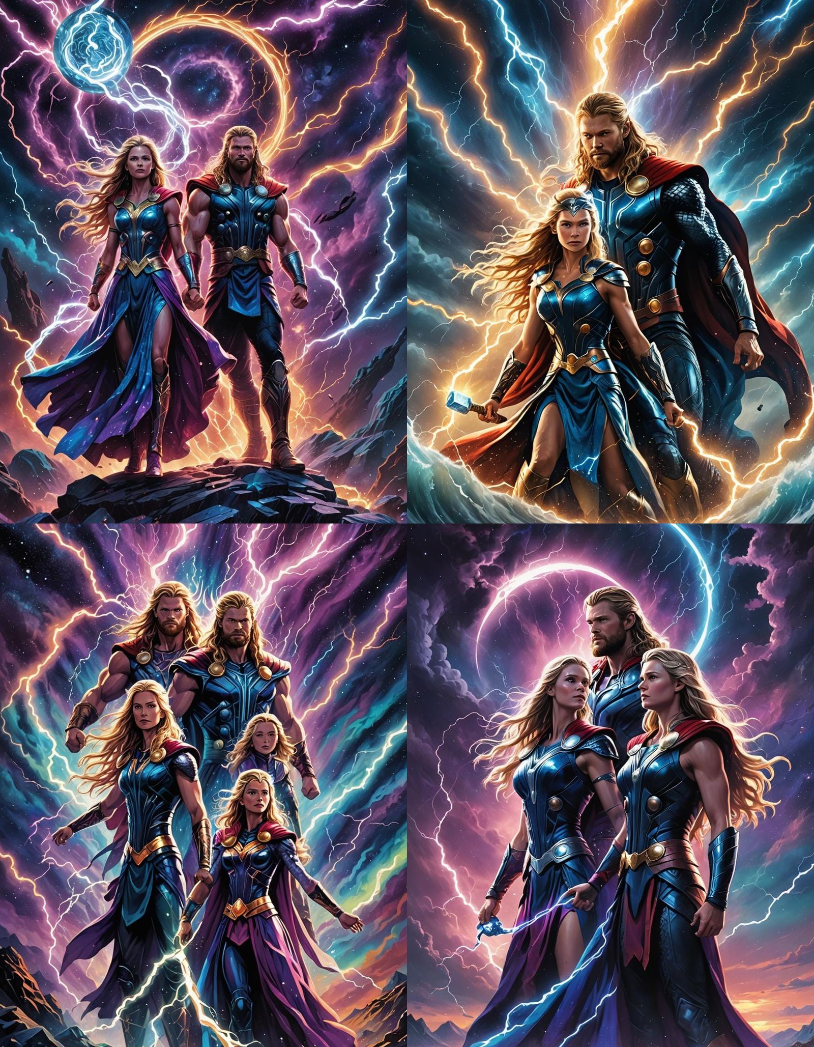 Thor and Lady Thor: Unleashing Electric Power