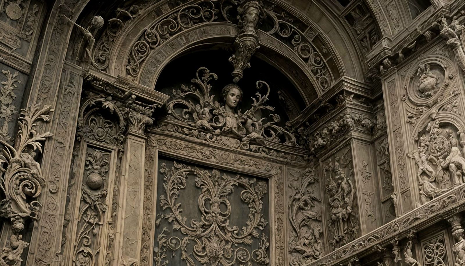 Renaissance Painting of Eerie Liminal Spaces