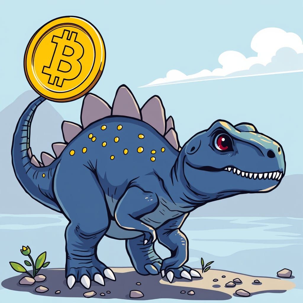Prehistoric Creature Hides Cryptocurrency Cache
