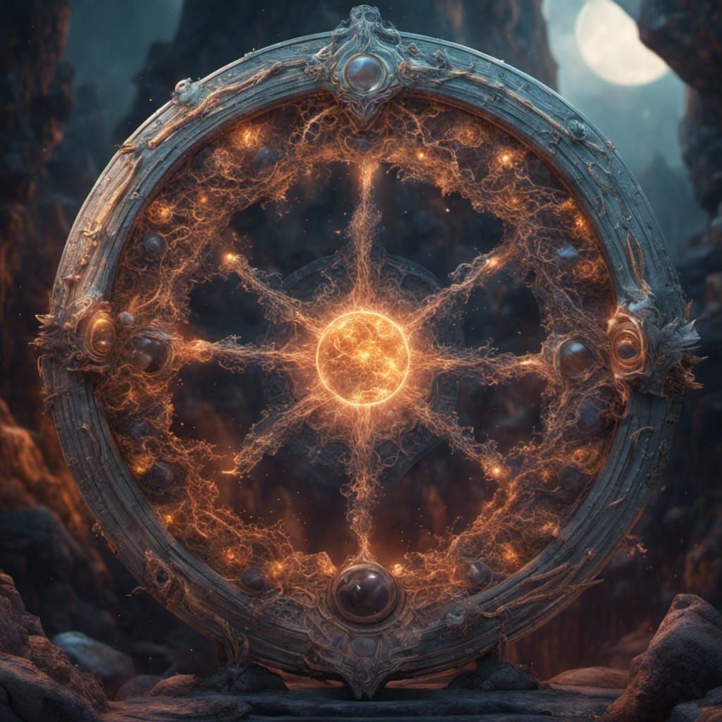 Gemstone Merging Spirituality and Science in Detailed Matte ...