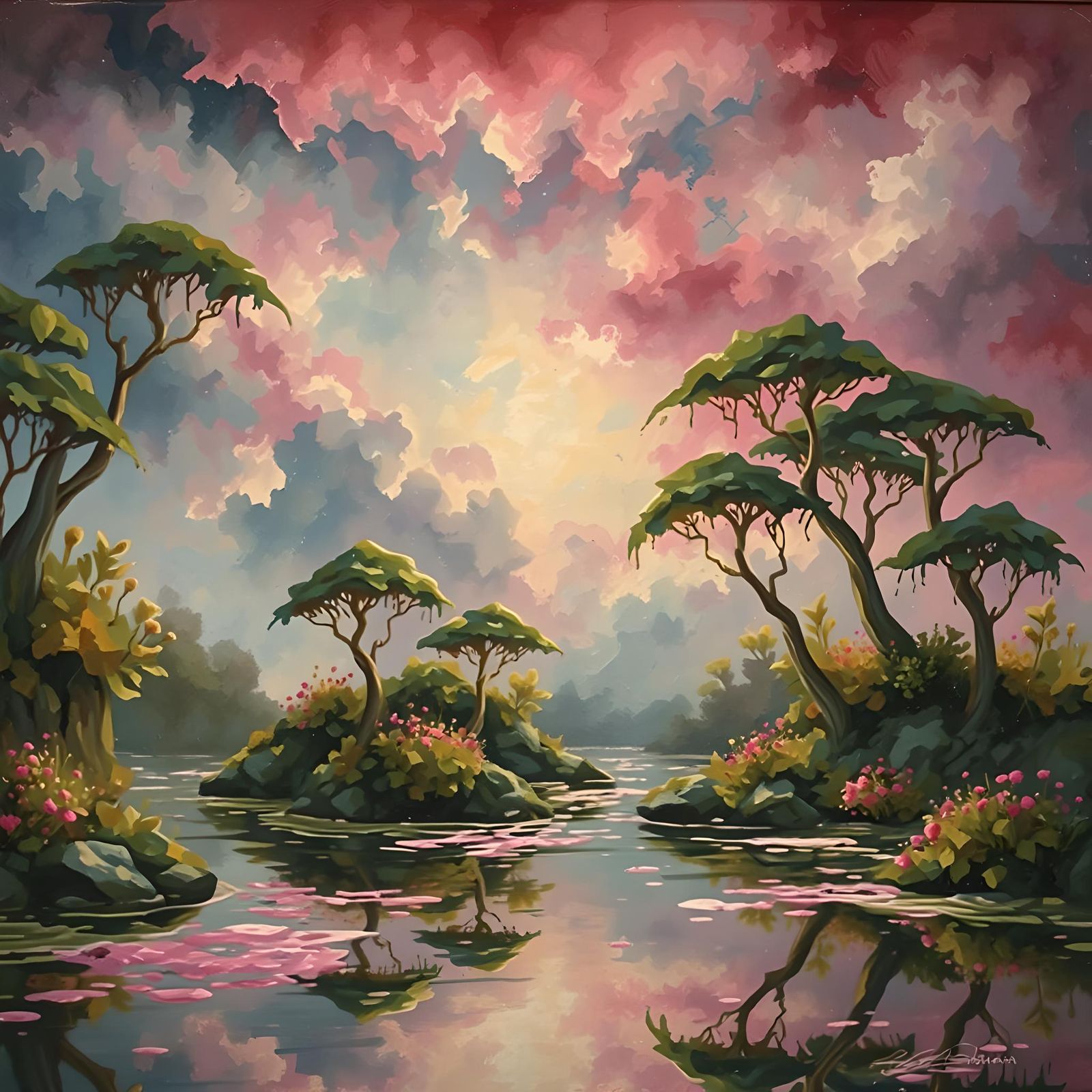 Sky Over the Swamp....