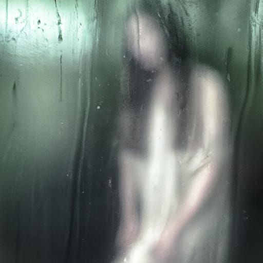 Ethereal Ghost Figure in Symbolic Style
