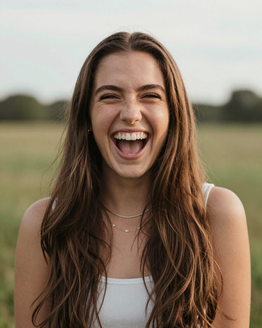 AI Generated Image of Pure Happiness