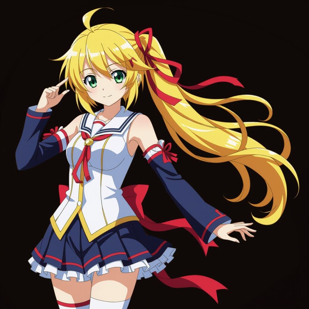 Kagamine Rin Digital Art Render