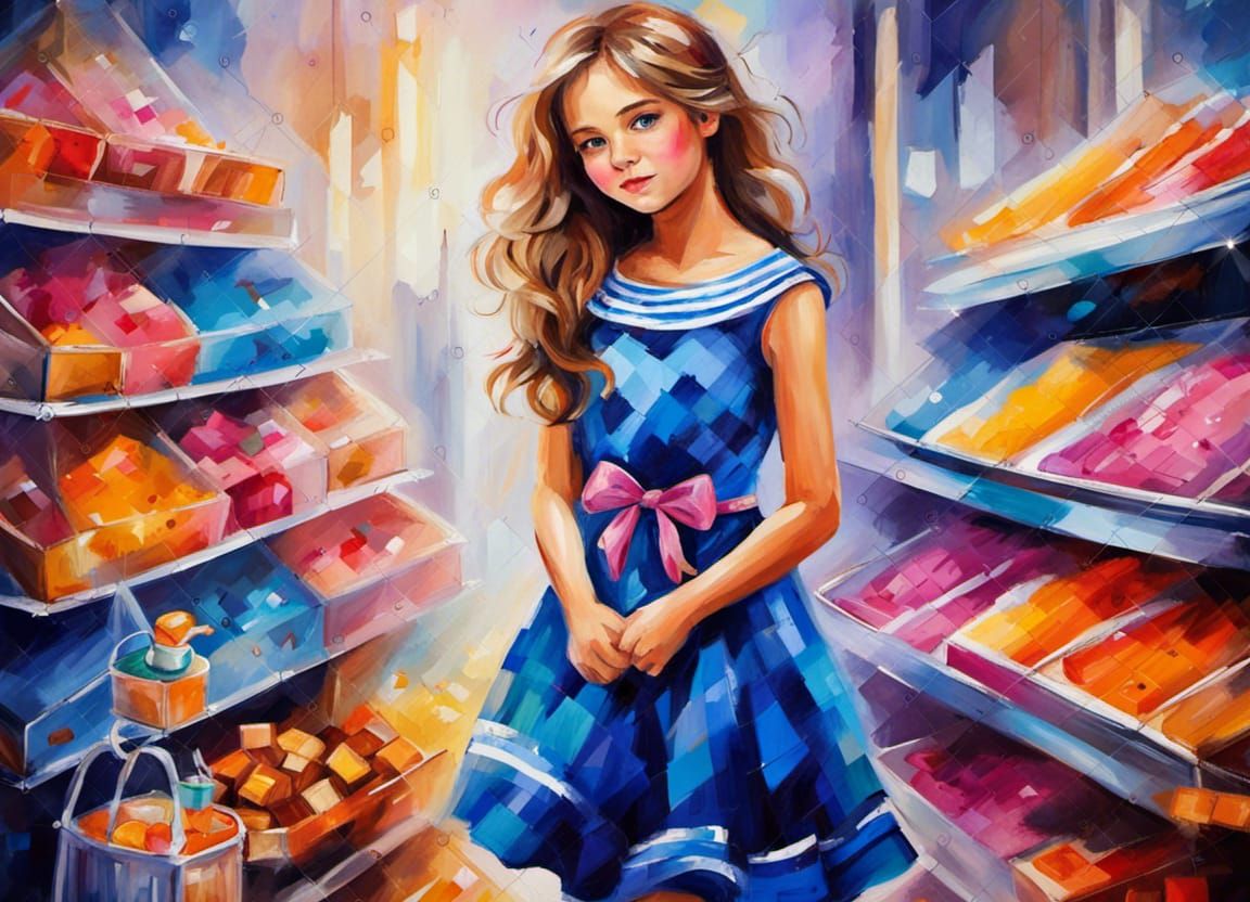 Sweet Girl In a Candy Shop