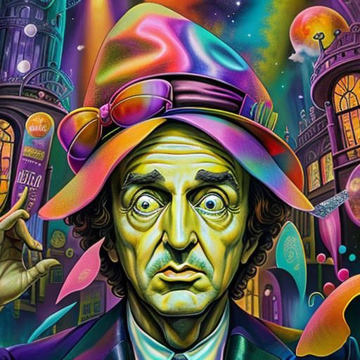 person using pure imagination like a drug
