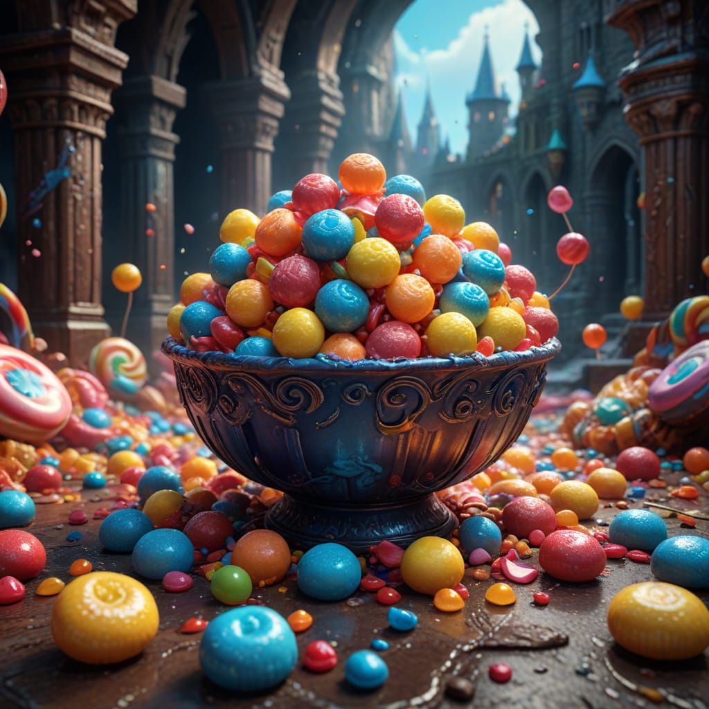 Fantastical Sour Candy Day Concept Art