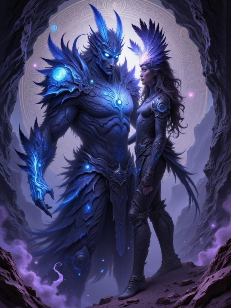 <lora:Featherborn:1.0> + <lora:Fantasy Lovers:1.0> Test