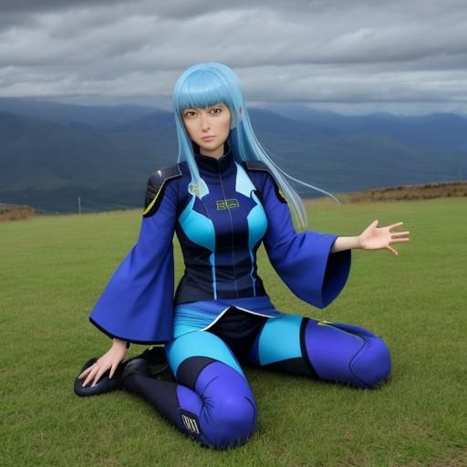 Abstract Ball at Foot AI Image