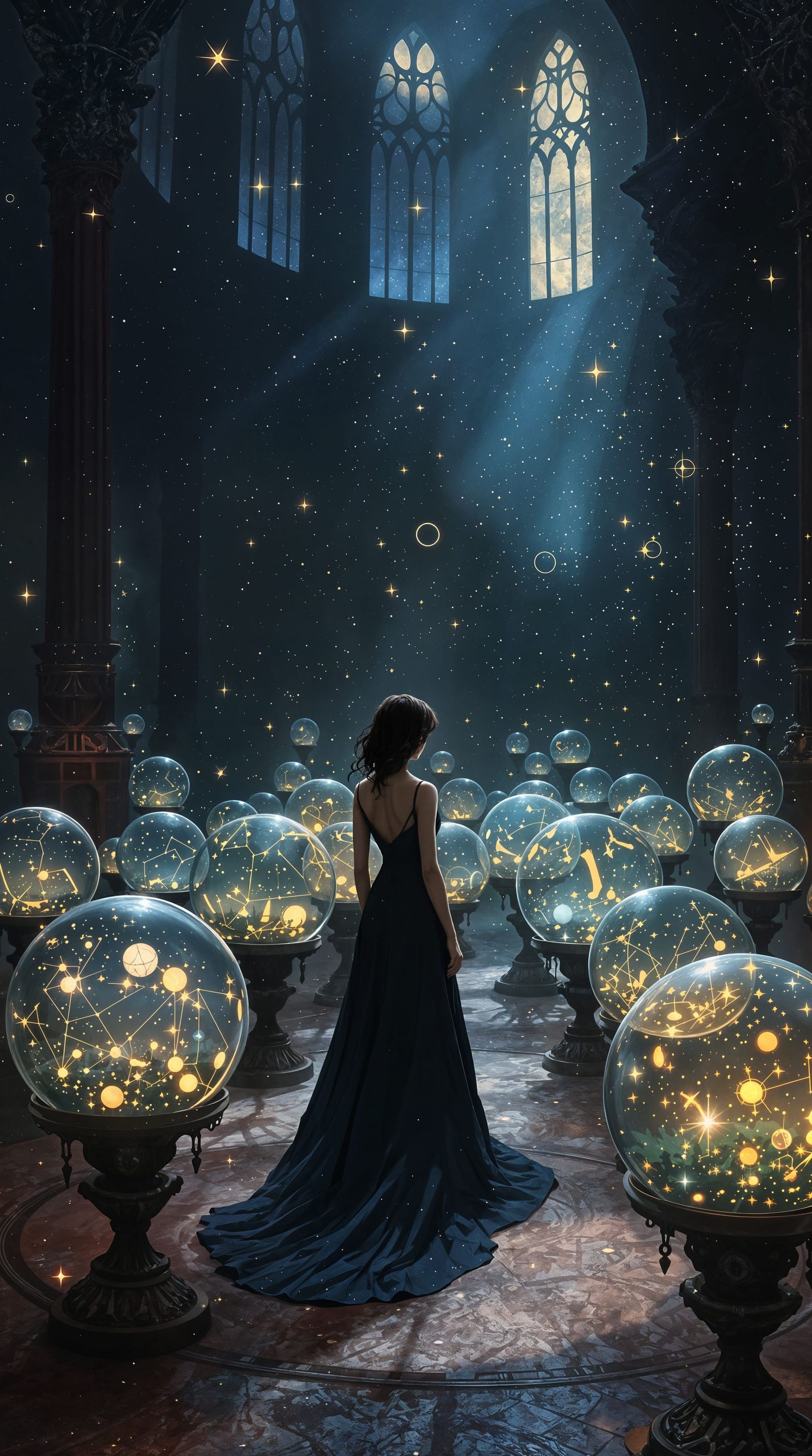 A Celestial Archivist in a Forgotten Observatory